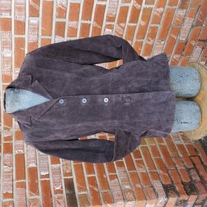 COPY - Vintage Parisian Signature Brown Suede Jacket